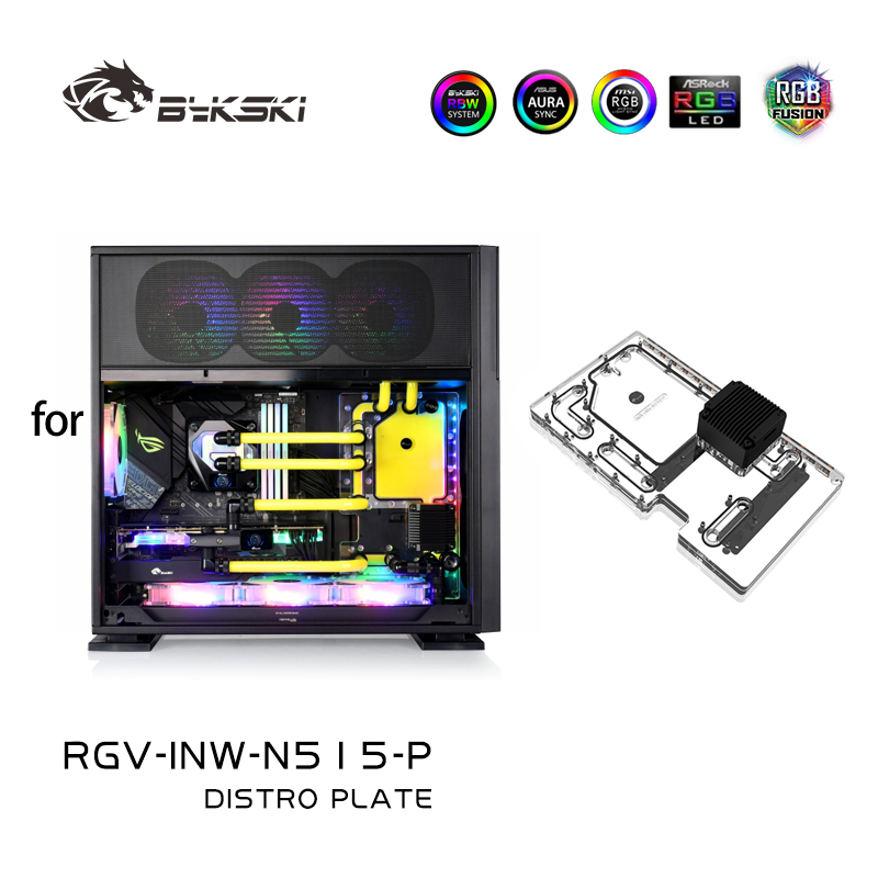 Distro Plate Ddc Pump Combo - Bykski Akrilik Dağıtım Plakası IN WIN