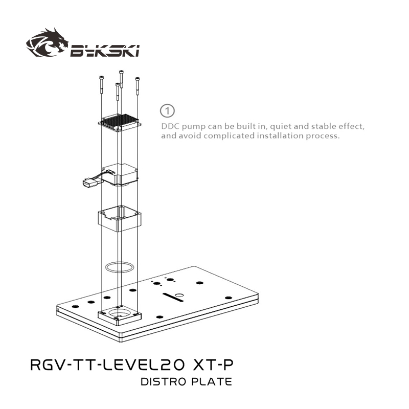 Bykski RGV-TT-LEVEL20XT-P Ther - Distro Plate Ddc Pump Combo incelemesi ve fiyatı