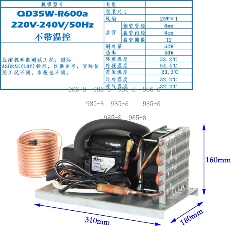 220V QD30W Kompakt Su Soğutucu - Chiller Water Cooling System Pc incelemesi ve fiyatı