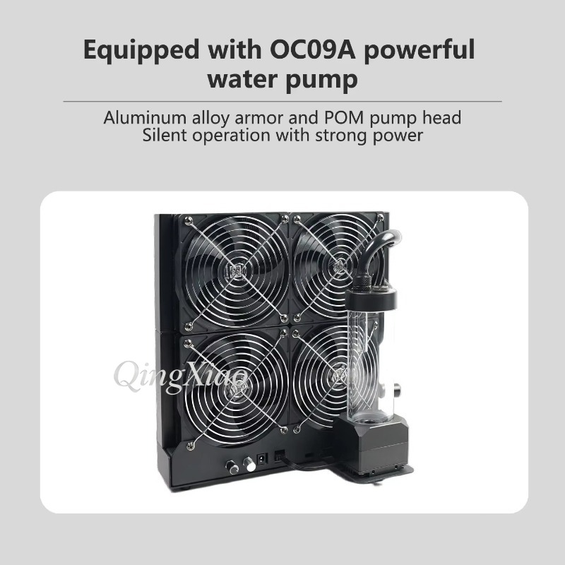 4 Fanlı Radyatör Pompası ve Su - External Radiator Water Cooling Kit incelemesi ve fiyatı